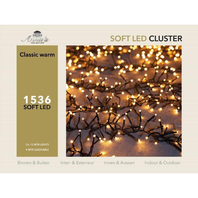 Ashley Furman nep Ga terug Clusterverlichting 1536-lamps soft-LED 'classic warm' - KerstwinQel.nl