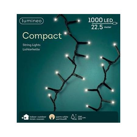 LED compactverlichting 1000-lamps 'warm wit' - afbeelding 1